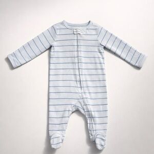 Carter's Light Blue Striped Pajama Bottoms